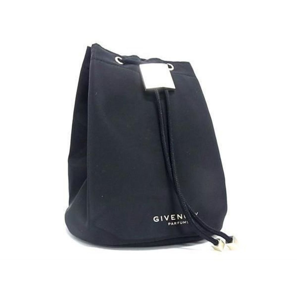 Givenchy Nylon Drawstring Pouch Accessory Case Bl… - image 1